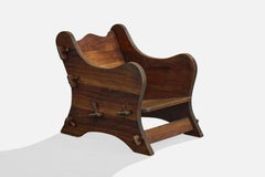 Designer argentino, Sedie da salotto, Wood, Argentina, anni '70