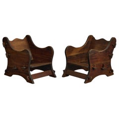 Designer argentino, Sedie da salotto, Wood, Argentina, anni '70