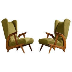 Designer argentino, Sedie da salotto, Wood, Fabrice, Argentina, anni '1950