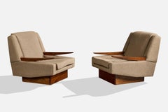 Designer argentino, Sedie da salotto, Wood, Fabrice, Argentina, anni '1970