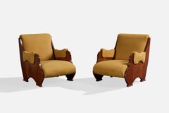 Designer argentino, Sedie da salotto, Wood, Fabrice, Argentina, anni '1970