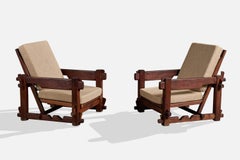 Design/One, chaises longues, Wood, tissu, Argentine, 1970