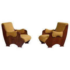 Designer argentino, Sedie da salotto, Wood, Fabrice, Argentina, anni '1970