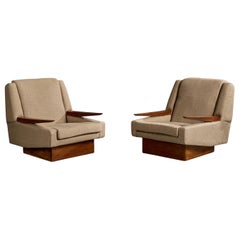 Designer argentino, Sedie da salotto, Wood, Fabrice, Argentina, anni '1970