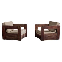 Design/One, chaises longues, Wood, tissu, Argentine, 1980