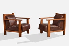Design/One, chaises longues, Wood Wood, Leather, Argentine, 1960