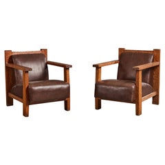 Design/One, chaises longues, Wood Wood, Leather, Argentine, 1960