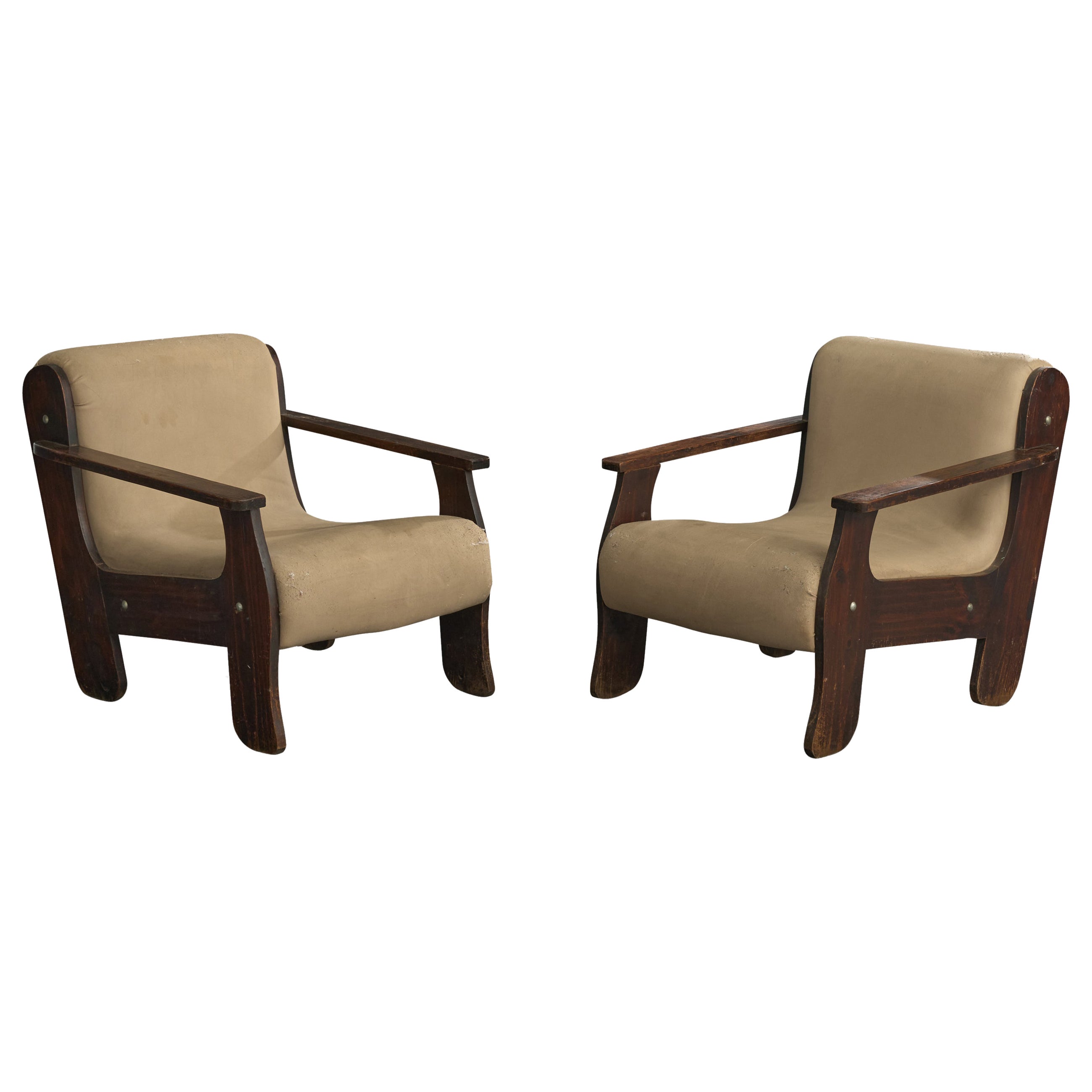 Design/One, chaises longues, Wood, Steele, Vinyl, Argentine, années 1960