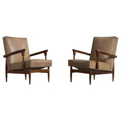 Diseñador argentino, Sillas de salón, Madera, Vinilo, Argentina, 1950s