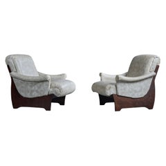 Diseñador argentino, Sillas de salón, Madera, Vinilo, Argentina, 1960s