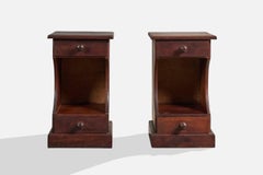 Design/One, Tables de nuit, Wood Wood, Argentine, années 1970