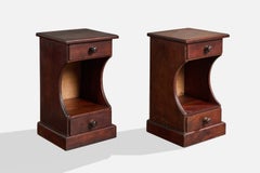Design/One, Tables de nuit, Wood Wood, Argentine, années 1970