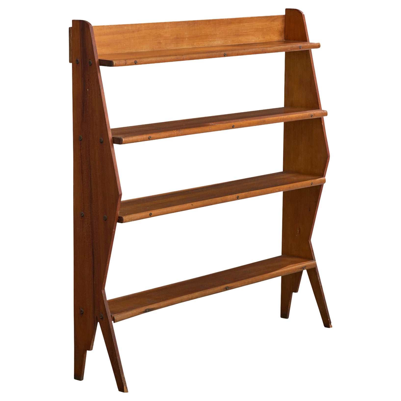 Argentine Designer, Shelf, Wood, Argentina, 1950s For Sale