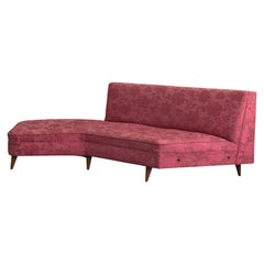 Argentine Designer, Sofa, Fabric, Wood, Argentina, 1950s
