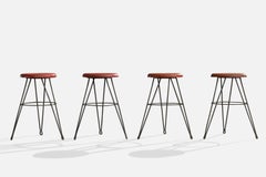 Sgabelli di design argentino, Ferro, Wood, Argentina, 1960s