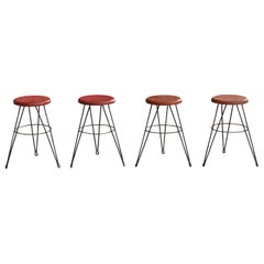 Sgabelli di design argentino, Ferro, Wood, Argentina, 1960s