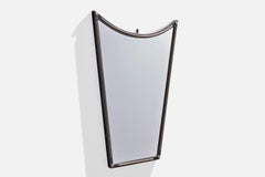 Argentine Designer, Wall Mirror, Metal, Argentina, 1960s