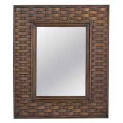 Diseñador argentino, Espejo de pared, Metal, Argentina, Década de 1980