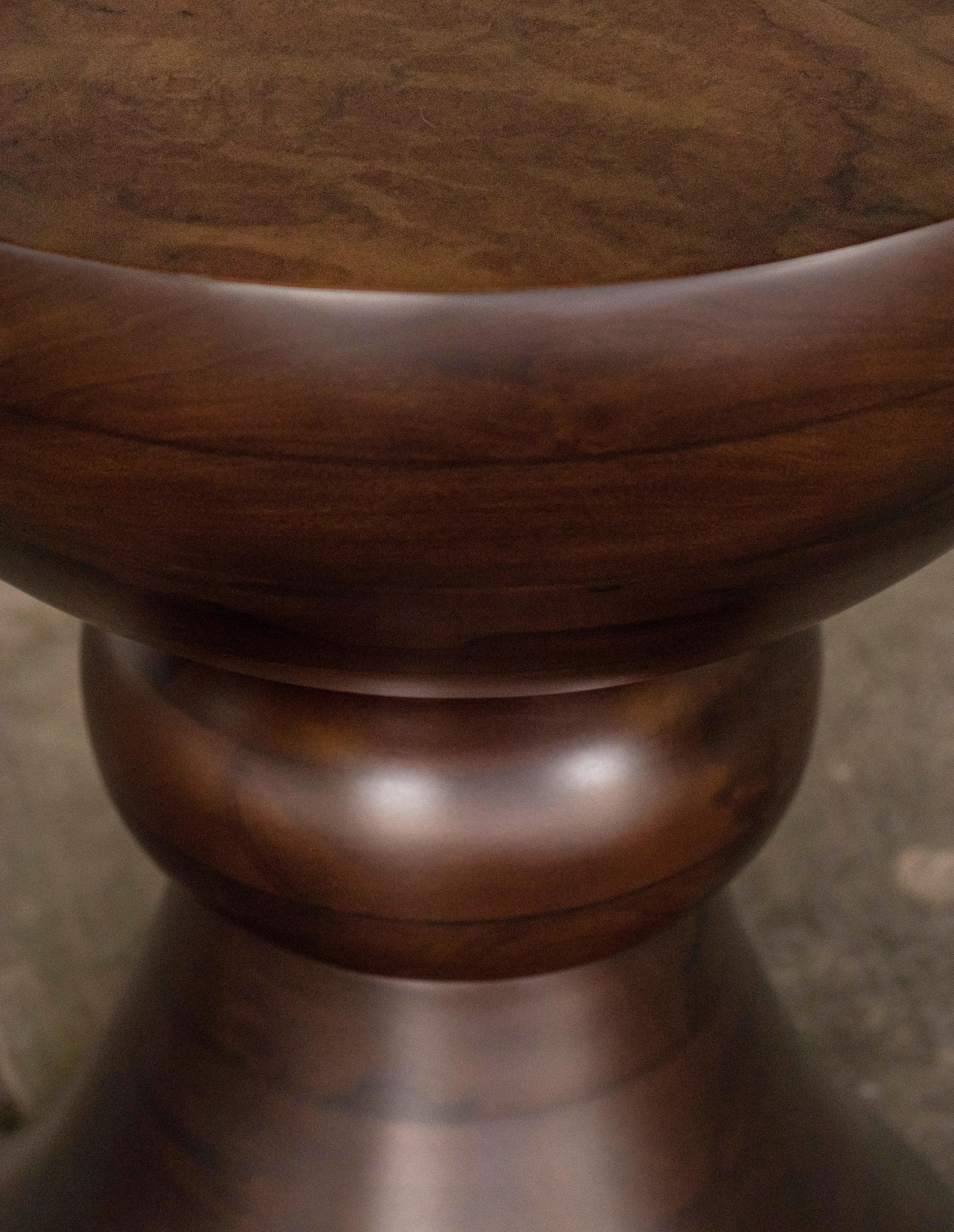 Contemporary Argentine Rosewood Occasional Table from Costantini, Caliz For Sale