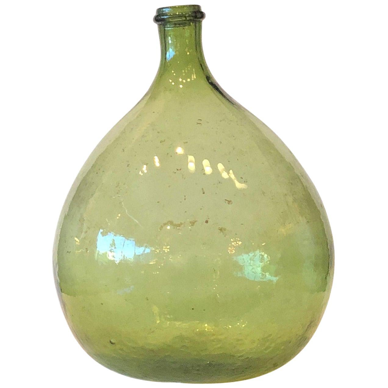French Glass Wine Jug at 1stDibs