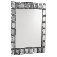 "Argento" Specchio in vetro di Murano in Stile Contemporaneo di Fratelli Tosi