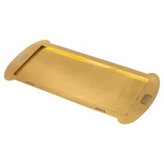 Argentor brass serving plate ( marked ) around 1920s