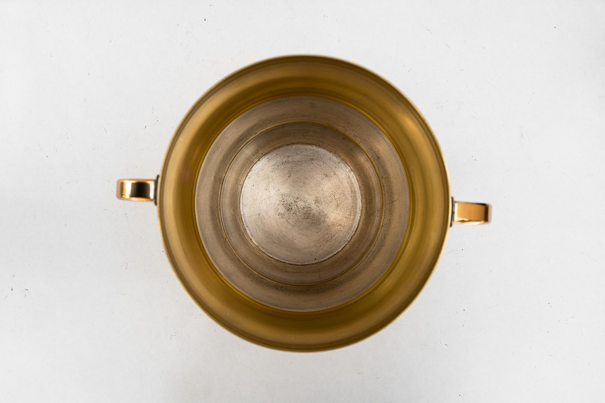Austrian Argentor champagne bucket vienna around 1920s ( marked on bottom ) For Sale