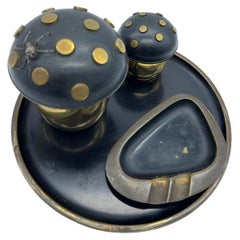 Argentor Vienna Smoker Set Mushrooms Midcentury 50s