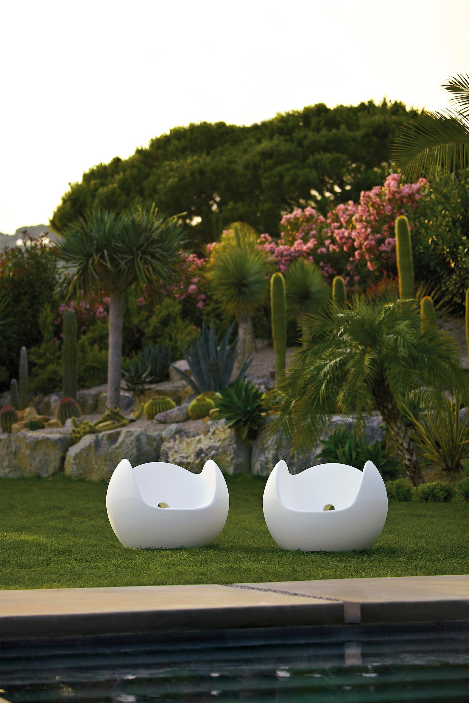 Postmoderno Poltrona a dondolo Argil Grey Blos di Karim Rashid in vendita