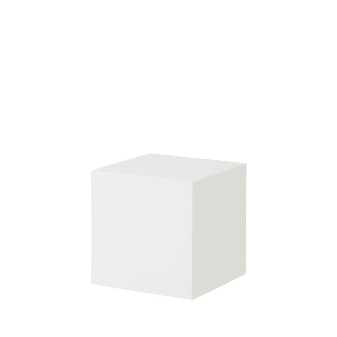 Tabouret de pouf Cubo gris Argil de SLIDE Studio en vente 2