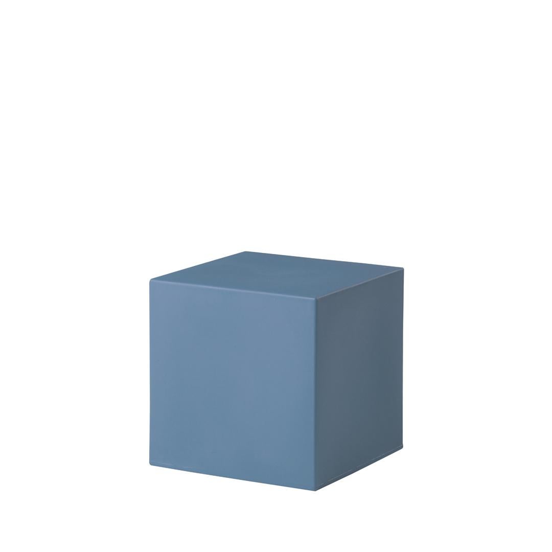 Tabouret de pouf Cubo gris Argil de SLIDE Studio en vente 3