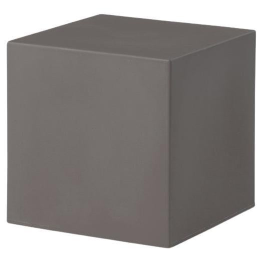 Tabouret de pouf Cubo gris Argil de SLIDE Studio