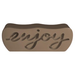Banc Argil Grey Enjoy par Adriana Lohmann et Giò Colonna Romano