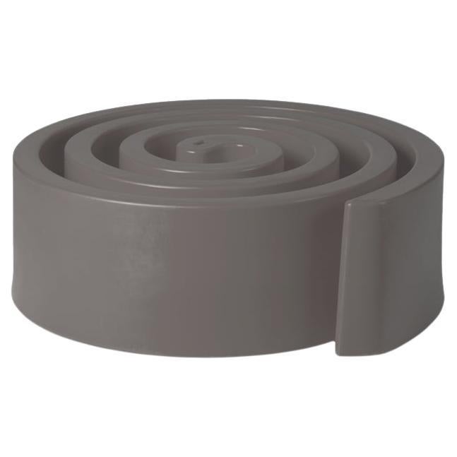 Summertime-Pouf in Argilgrau von Giò Colonna Romano