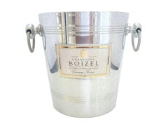 Secchiello per ghiaccio in alluminio lucidato Argit Boizel, Francia, XX secolo