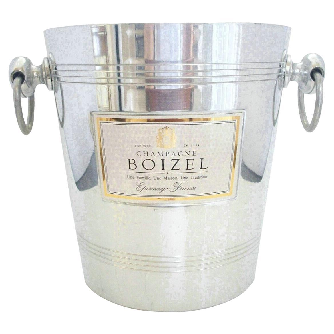 Argit Boizel Champagne - Polished Aluminum Ice Bucket, France, 20th Century