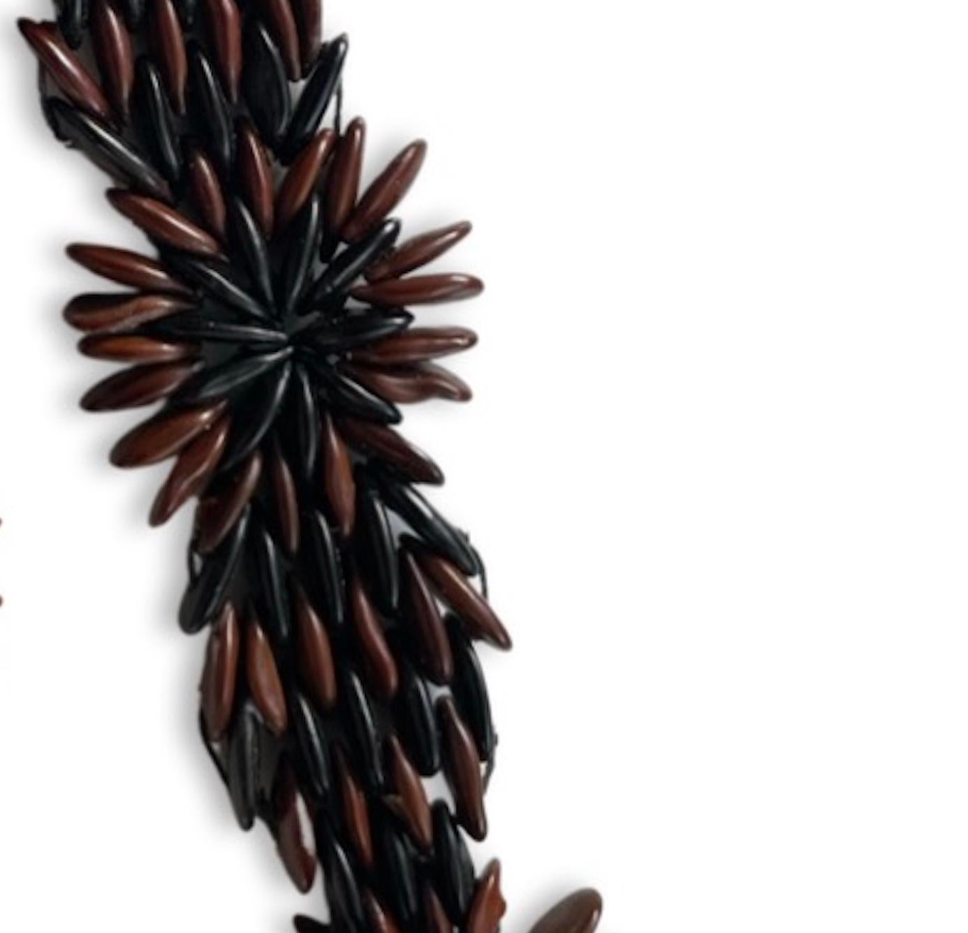 Women's or Men's The Argo Bracelet – Handmade Wild Tamarind Seedwork For Sale