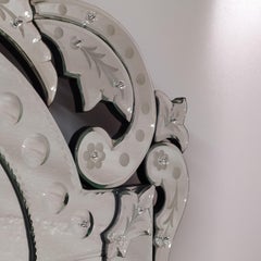 "Argo" Venetian Mirror in Murano Glass by Fratelli Tosi