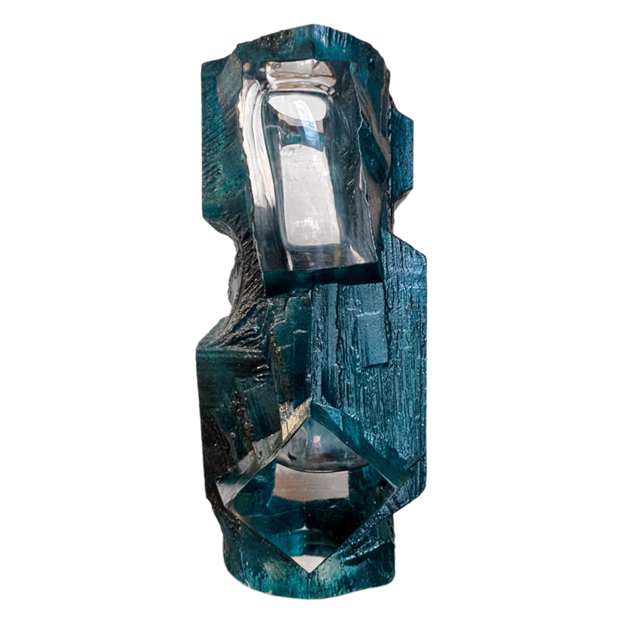 Brutalist 'Argos' Model Vase by César Baldaccini, Daum, France For Sale
