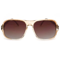 Argos quadratische Vintage-Sonnenbrille, Frankreich 70er Jahre