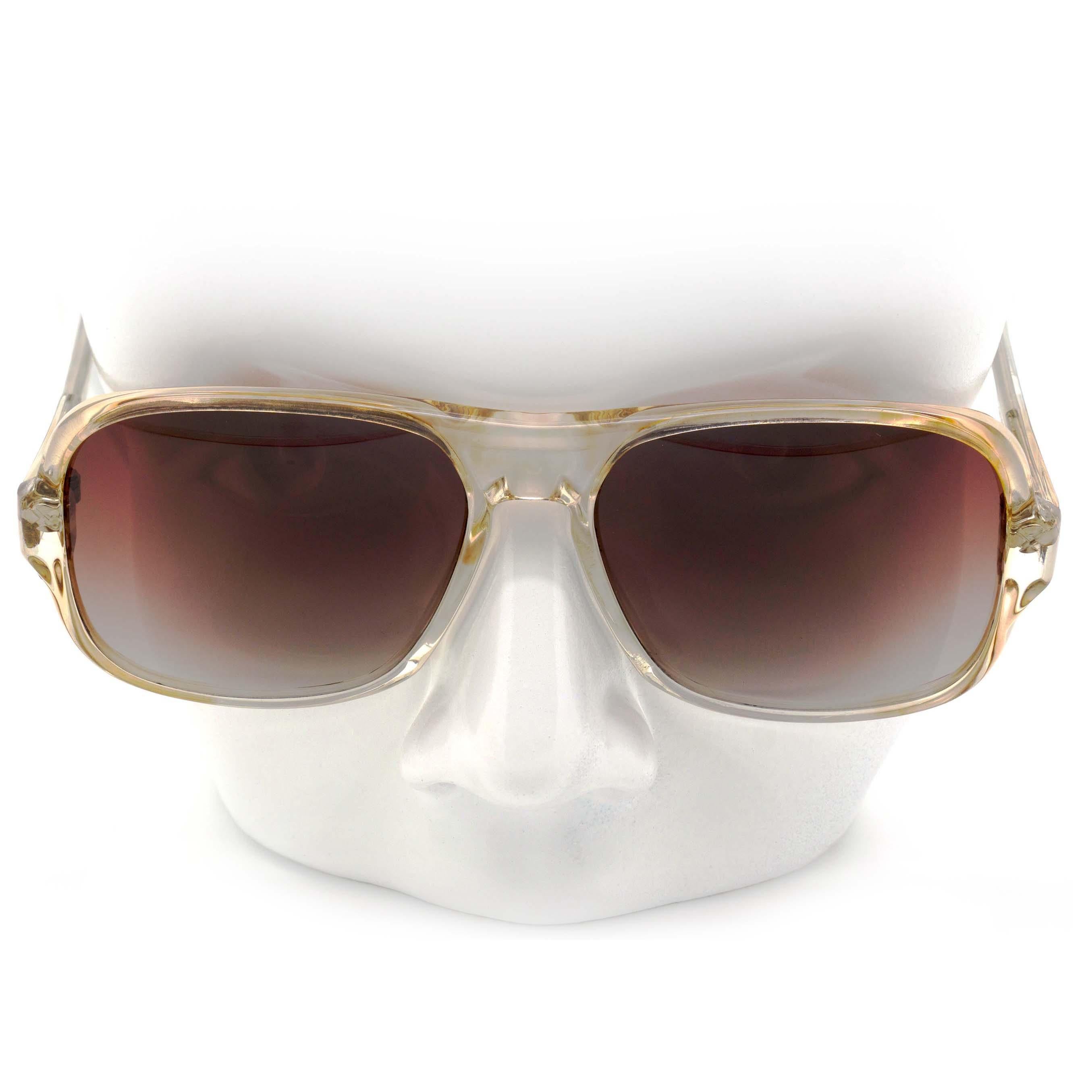 Argos quadratische Vintage-Sonnenbrille, Frankreich 70er Jahre für Damen oder Herren im Angebot
