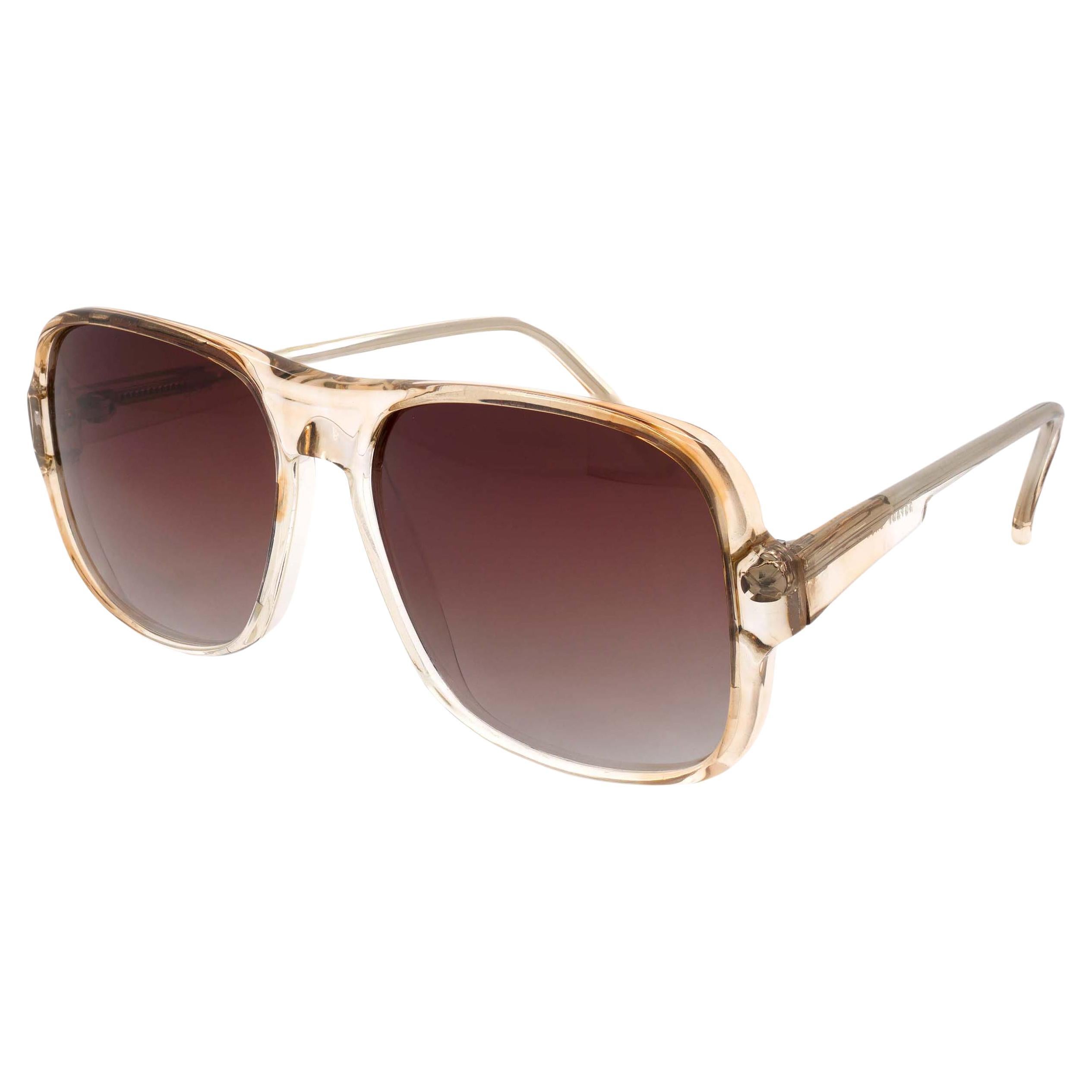Argos square vintage sunglasses, France 70s For Sale