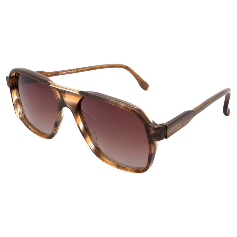 Argos square vintage sunglasses, France 70s For Sale at 1stDibs