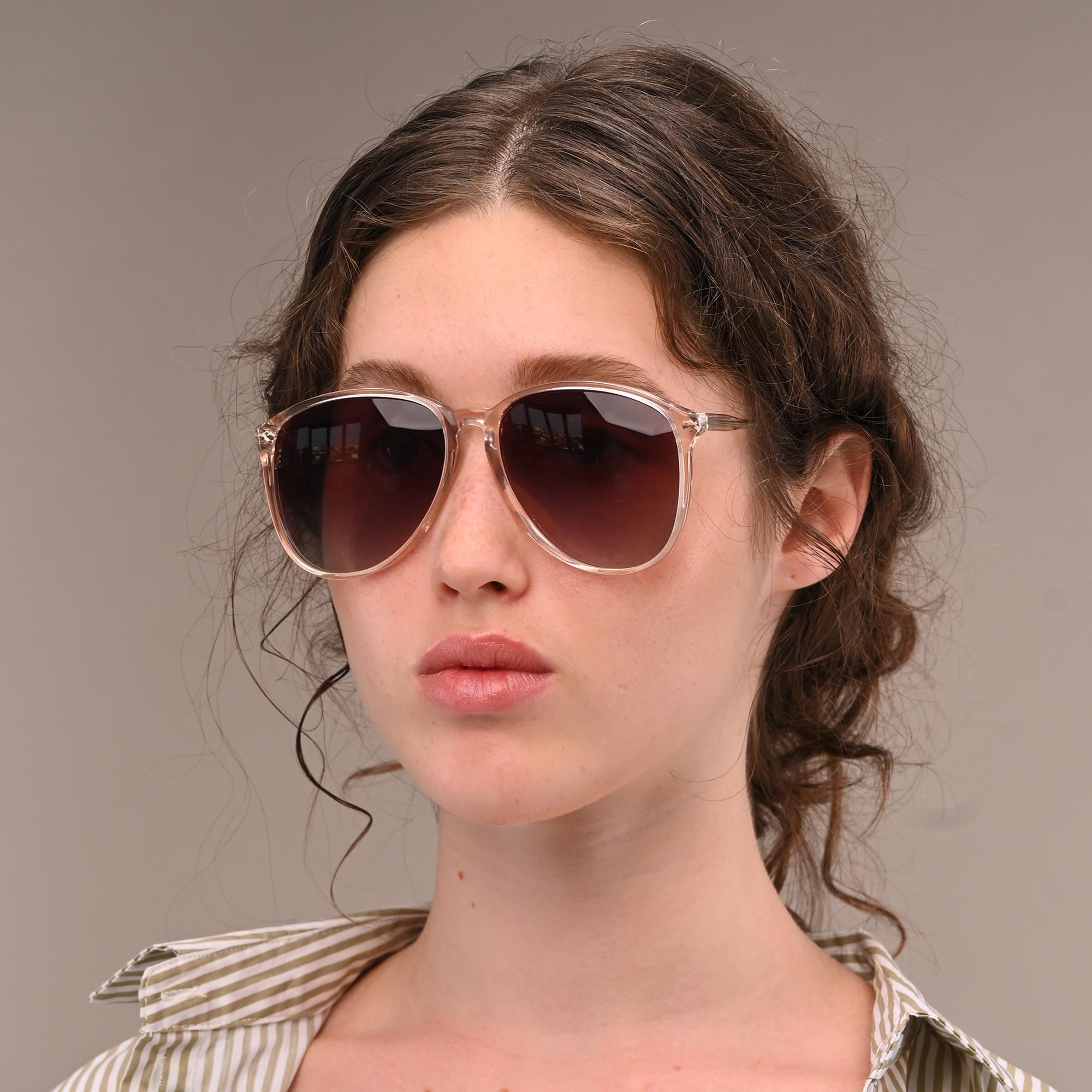 Brown Argos vintage sunglasses, France 70s