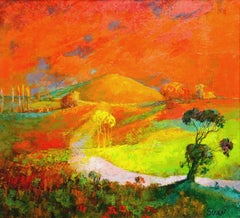 The road to nowhere. 2007, Öl auf Leinwand, 60x55 cm