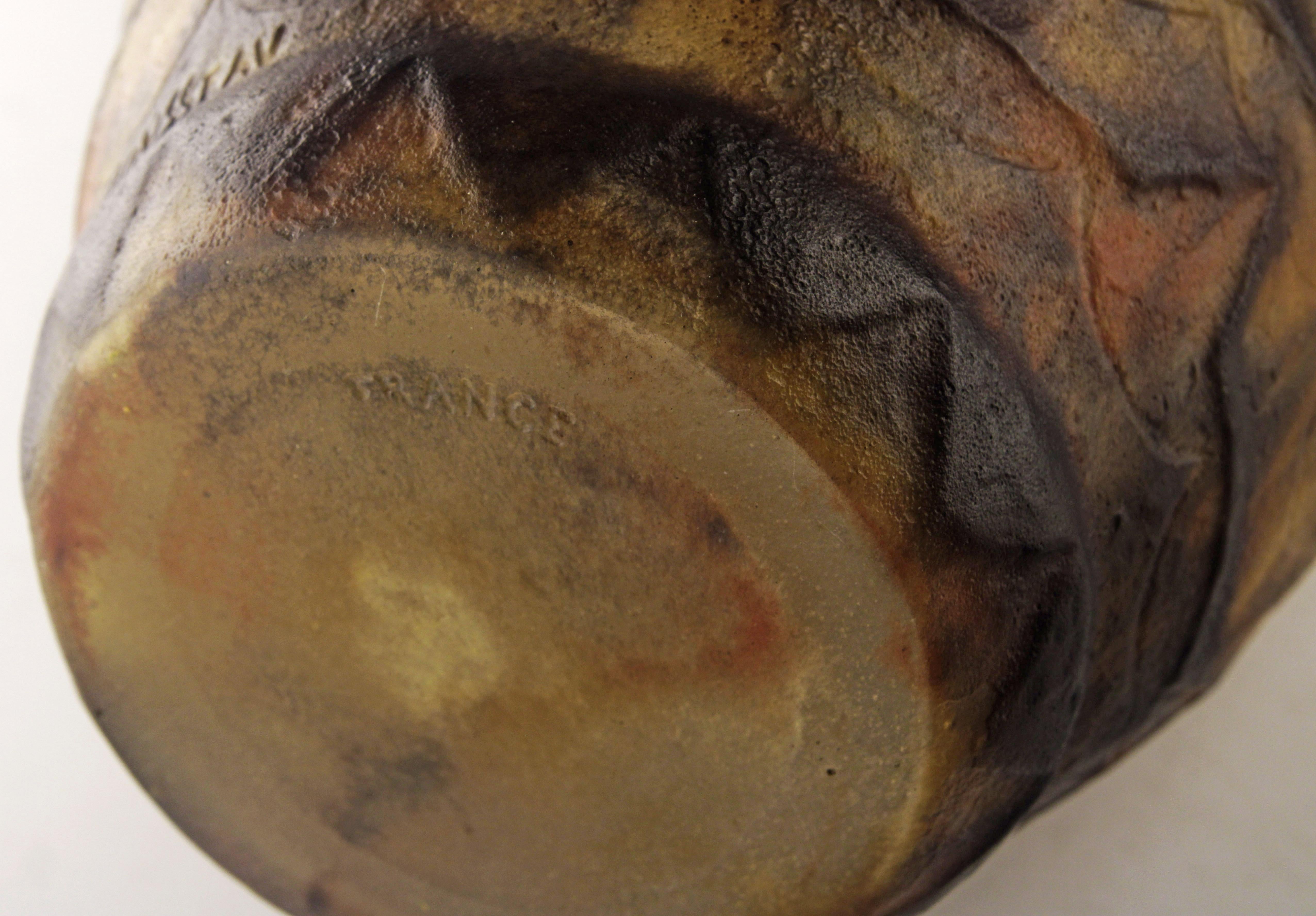 Début du 20ème siècle pâte de verre Art déco d'Argy Rousseau en vente