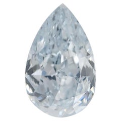 Argyle Australia 0.06ct Natural Loose Fancy Light Blue Diamond GIA Pear VS1