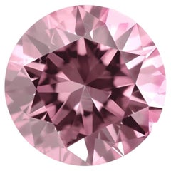Argyle Australia 0.15ct Natural Loose Fancy Intense Pink 6P Round Diamond