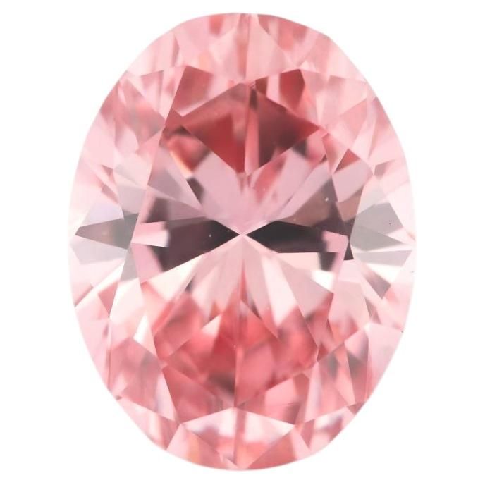 Argyle Australia: diamante suelto natural de 0,23 ct, color rosa intenso «Fancy», 5BP, SI1, GIA en venta