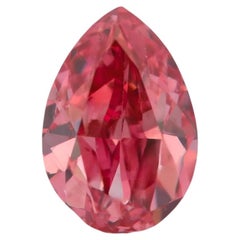 Argyle Australia 0.24ct Natural Loose Fancy Vivid Pink Diamond GIA Pear
